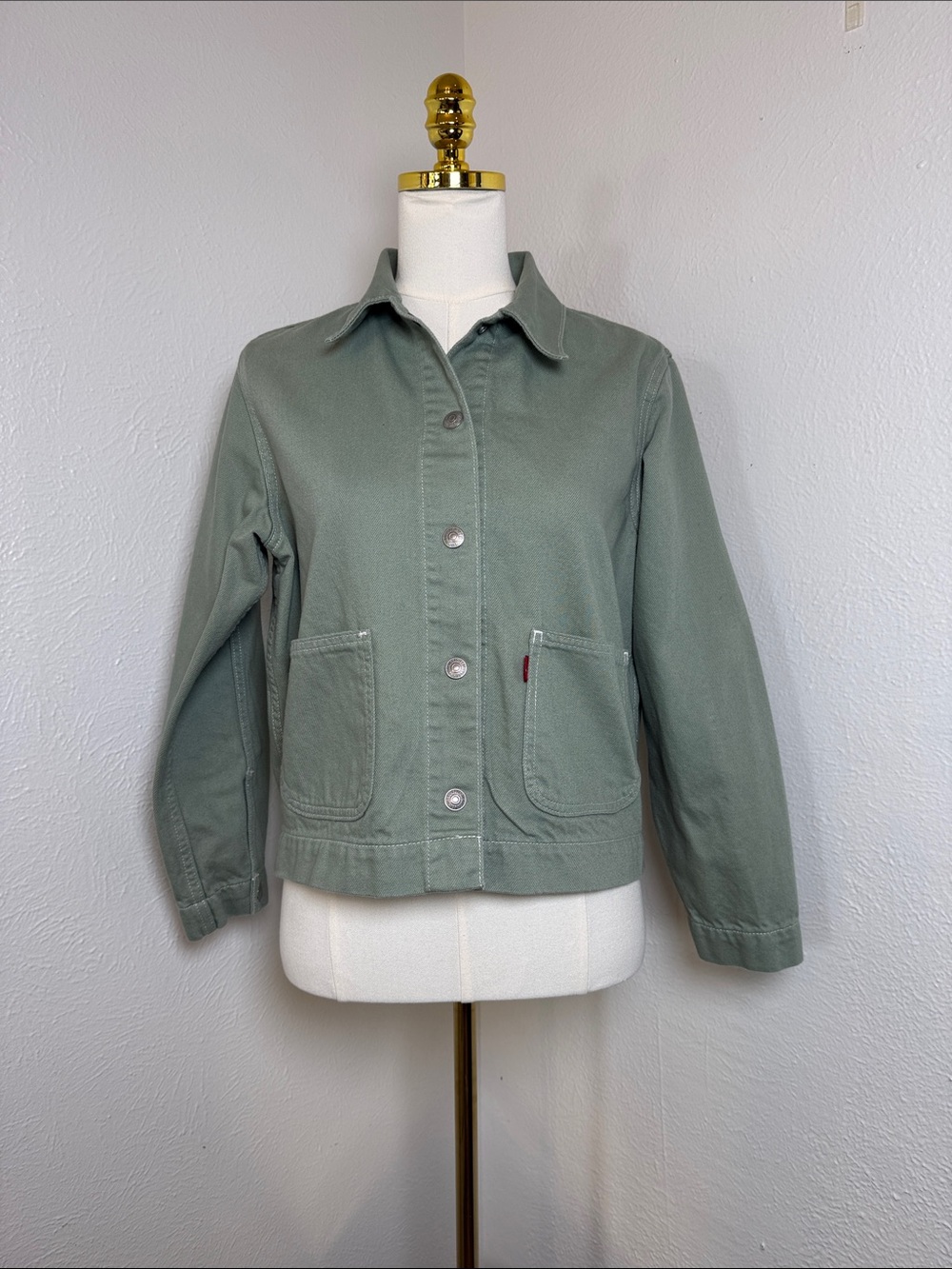 Levi's Light Sage Green Utility Jacket